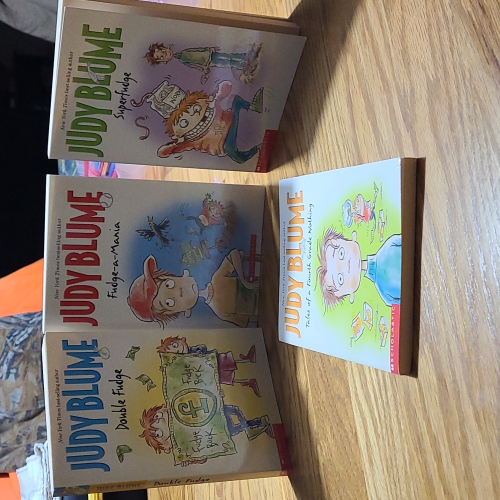 Set of 4 paperback Judy Blume kids books
